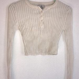 UNIF x UO long sleeve crop top